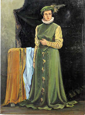 Вильямс Пётр Владимирович. Эскиз костюма дамы к балету «Ромео и Джульетта» С.С. Прокофьева